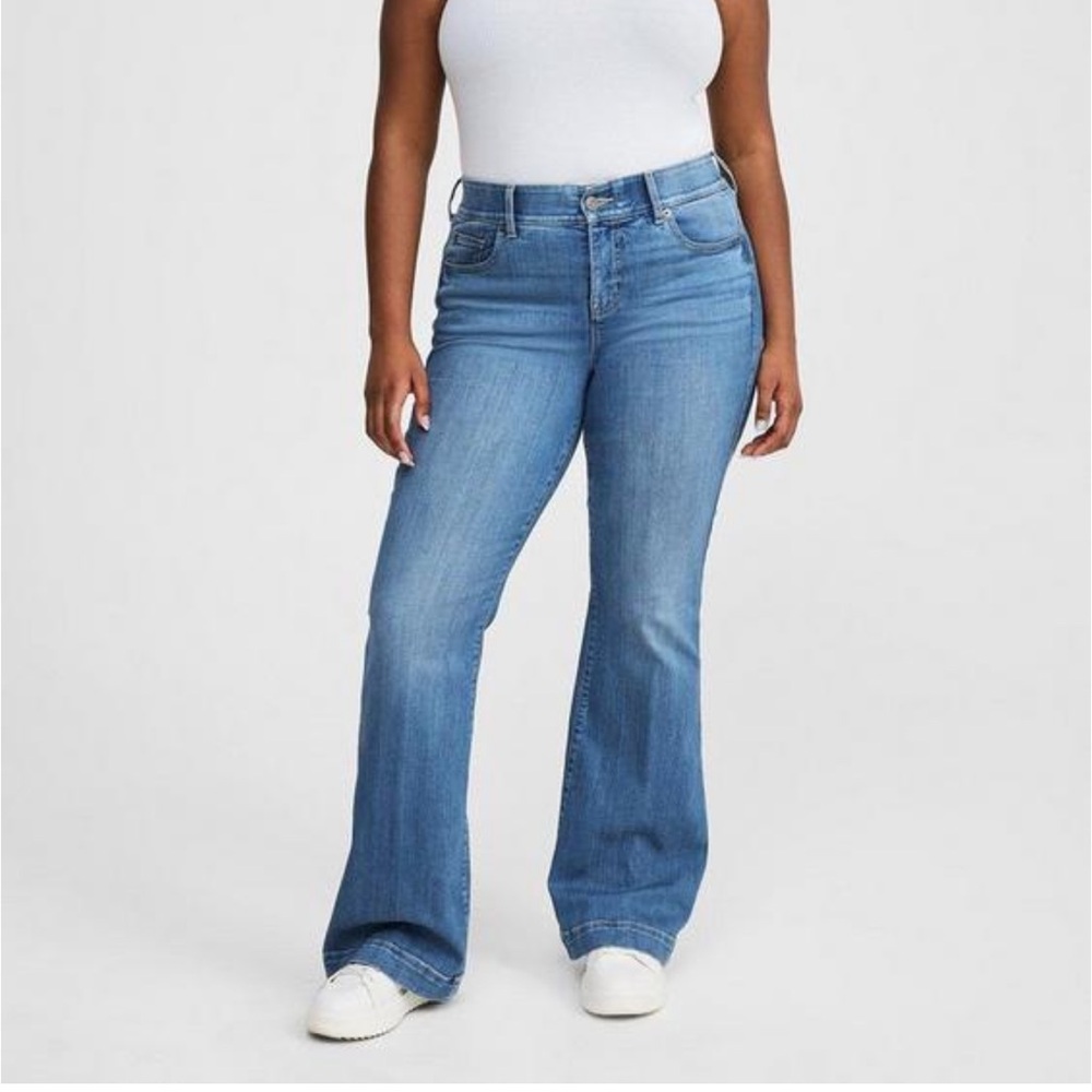 torrid Light Blue Denim Flare Jeans